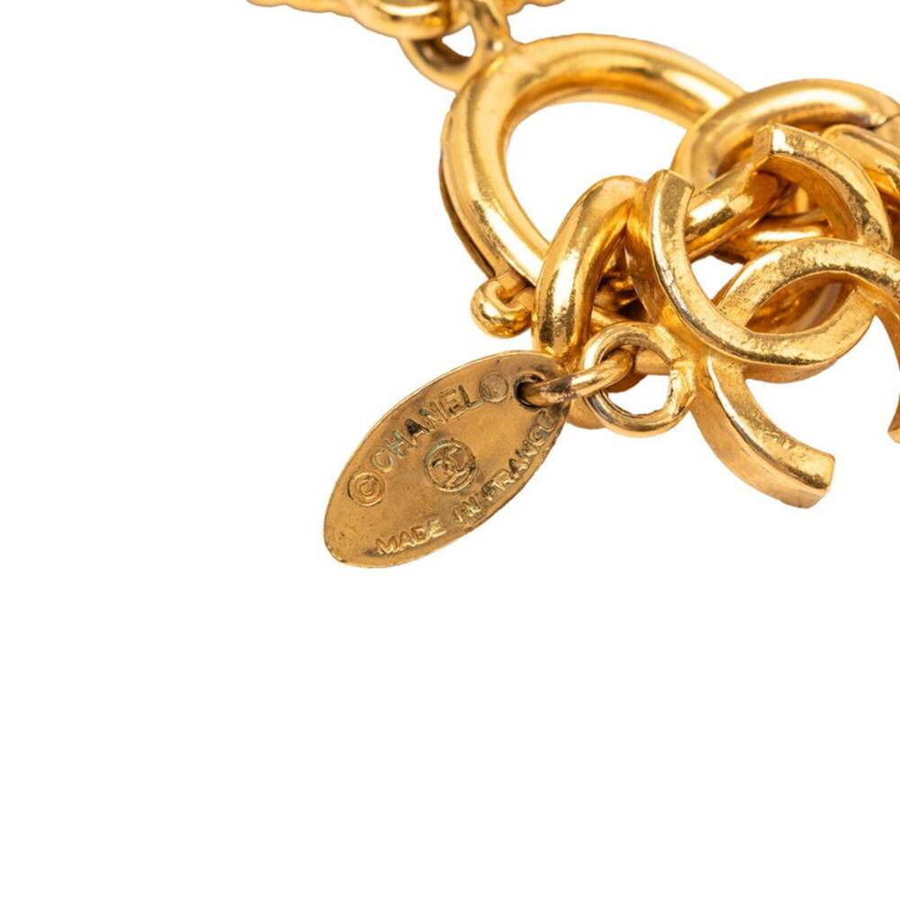 CHANEL Gold Logo Charm Bracelet - Picture 6 of 6